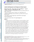 Cover page: Laminin 332 expression and prognosis in breast cancer