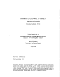 Cover page: International Monetary Istability Between the Wars: Structural Flaws or Misguided Policies?