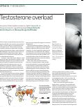 Cover page: Testosterone overload