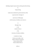 Cover page: Modelling navigation representations during naturalistic driving