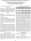 Cover page: Cognitive Basis for Expert and Superior Performance in Law Enforcement