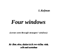 Cover page: Four windows