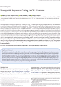 Cover page: Nonspatial Sequence Coding in CA1 Neurons