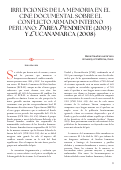 Cover page: Irrupciones de la memoria en el cine documental sobre el conflicto armado interno peruano: Tarea Pendiente (2003) y Lucanamarca (2008)