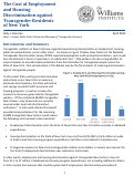 Cover page of The Cost of Employment and Housing Discrimination against Transgender Residents of New York