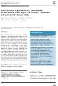 Cover page: Psoriasis and Cardiometabolic Comorbidities: An Evaluation of the Impact of Systemic Treatments in Randomized Clinical Trials