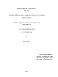 Cover page: Smoothing and Imputation of Longitudinal Vehicle Trajectory Data