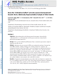 Cover page: Does the “Widowhood Effect” Precede Spousal Bereavement? Results from a Nationally Representative Sample of Older Adults