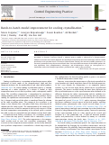 Cover page: Batch-to-batch model improvement for cooling crystallization