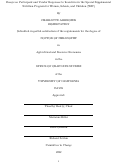 Cover page: Essays on Participant and Vendor Responses to Incentives in the Special Supplemental Nutrition Program for Women, Infants, and Children (WIC)