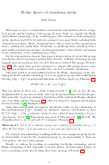 Cover page: Hodge theory of classifying stacks