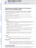 Cover page: Breastfeeding and Asthmatic Symptoms in The Offspring of Latinas: The Role of Maternal Nativity.