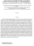 Cover page: Impact of Water Use by Utility-Scale Solar on Groundwater Resources of the Chuckwalla Basin, CA: Final Modeling Report