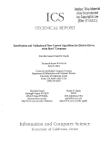 Cover page: Specification and validation of new control algorithms for electric drives using SpecC language