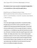 Cover page: Determination of gene expression patterns using high-throughput RNA in situ hybridizaion to whole-mount Drosophila embryos