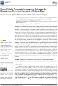 Cover page: Using Cellular Automata Approach to Optimize the Hydropower Reservoir Operation of Folsom Dam