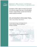 Cover page: Evaluation of the carbon content of aerosols from the burn- ing of biomass in the Brazilian Amazon using thermal, op- tical and thermal-optical analysis methods