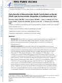 Cover page: Early Results of Massachusetts Healthcare Reform on Racial, Ethnic, and Socioeconomic Disparities in Cardiovascular Care