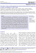 Cover page: Diet high in linoleic acid dysregulates the intestinal endocannabinoid system and increases susceptibility to colitis in Mice.