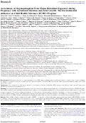 Cover page: Associations of Organophosphate Ester Flame Retardant Exposures during Pregnancy with Gestational Duration and Fetal Growth: The Environmental influences on Child Health Outcomes (ECHO) Program