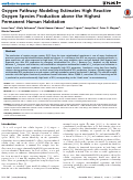 Cover page: Oxygen Pathway Modeling Estimates High Reactive Oxygen Species Production above the Highest Permanent Human Habitation