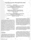 Cover page: Cluster-Based Generation of Hierarchiacal Surface Models