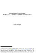 Cover page: Skepticism about Universalism: International Bankruptcy and International Relations