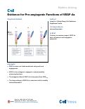 Cover page: Evidence for Pro-angiogenic Functions of VEGF-Ax