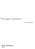 Cover page: Thought Bubbles
