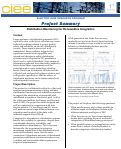 Cover page: Distribution Monitoring for Renewables Integration