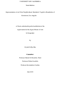 Cover page: Representations of an Urban Neighborhood: Residents’ Cognitive Boundaries of Koreatown, Los Angeles