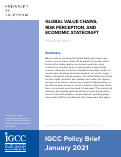 Cover page of Global&nbsp;Value&nbsp;Chains,&nbsp;Risk&nbsp;Perception,&nbsp;and Economic Statecraft