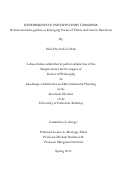 Cover page: Experiments in Participatory Urbanism: Reform and Autogestión as Emerging Forms of Urban Activism in Barcelona