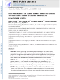 Cover page: High Prevalence of Agent Orange Exposure Among Thyroid Cancer Patients in the National Va Healthcare System