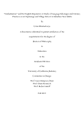 Cover page: "Globalization" and the English Imperative: A Study of Language Ideologies and Literacy Practices at an Orphanage and Village School in Suburban New Delhi