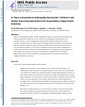 Cover page: Is There a Downside to Anticipating the Upside? Children's and Adults’ Reasoning About How Prior Expectations Shape Future Emotions