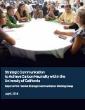 Cover page of Strategic Communication to Achieve Carbon Neutrality within the University of California