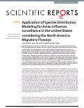 Cover page: Application of Species Distribution Modeling for Avian Influenza surveillance in the United States considering the North America Migratory Flyways