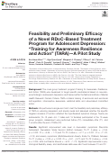 Cover page: Feasibility and Preliminary Efficacy of a Novel RDoC-Based Treatment Program for Adolescent Depression: "Training for Awareness Resilience and Action" (TARA)-A Pilot Study.