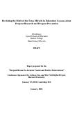 Cover page: Revisiting the Myth of the Texas Miracle in Education: Lessons about Dropout Research and Dropout Prevention