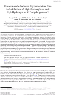 Cover page: Posaconazole-Induced Hypertension Due to Inhibition of 11β-Hydroxylase and 11β-Hydroxysteroid Dehydrogenase 2