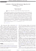 Cover page of Combination of ATLAS and CMS Searches for Higgs Boson Pair Production at s=13 TeV