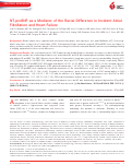 Cover page: NT‐proBNP as a Mediator of the Racial Difference in Incident Atrial Fibrillation and Heart Failure