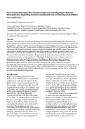 Cover page: Use of bromodeoxyuridine immunocapture to identify psychrotolerant phenanthrene-degrading bacteria in phenanthrene-enriched polluted Baltic Sea sediments