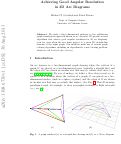 Cover page: Achieving good angular resolution in 3D arc diagrams