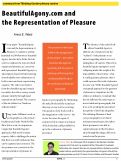 Cover page: BeautifulAgony.com and the Representation of Pleasure