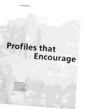 Cover page: Profiles that Encourage     [Images that Motivate]