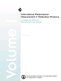 Cover page: International performance measurement and verification protocol: Concepts and Options for Determining Energy and Water Savings - Vol. I