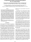 Cover page: A computational investigation of the Sapir-Whorf hypothesis:The case of spatial relations
