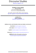 Cover page: Variation in transcription